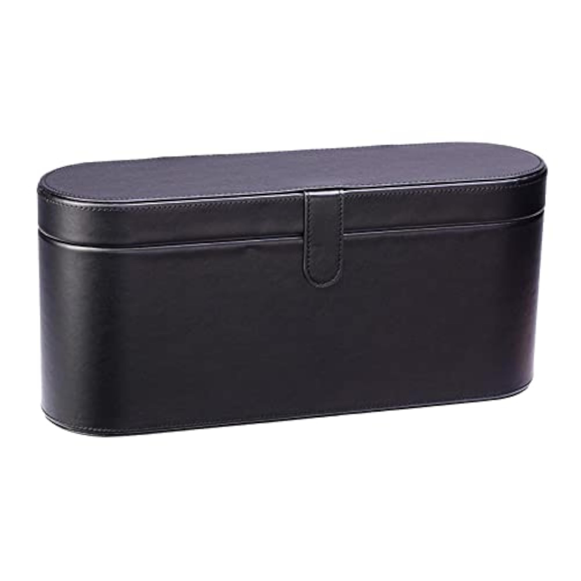 2 Pcs PU Leather Hair Dryer Storage Box, Organizer