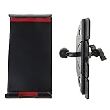 Both sides can extend spring arm, and up to 6.8 inches. Accommodates tablets and smartphones up to 6.8 inches in width.