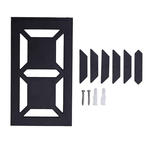 Números de casa LED solar con luz exterior para fachada 6