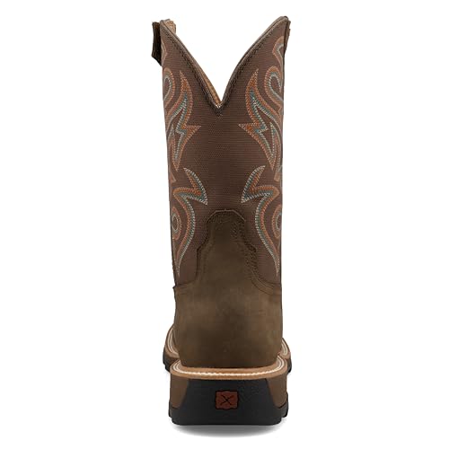 Image of Twisted X Men's 11 inch Pull on Nano Composite Toe Side Zip Ultralite X Western Work Boot,