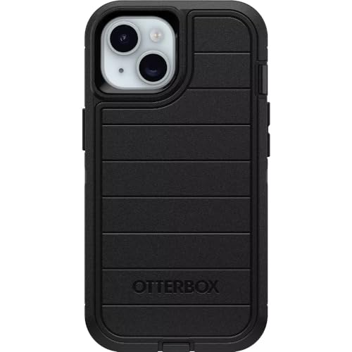 OtterBox iPhone 17e & iPhone 16e (Only) - Defender Series Case - Black - Case Only - Rugged & Durable - with Port Protection - Microbial Defense Protection