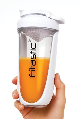 Image of Fuel Shaker Bottle - 700 ml | BPA-Free, Leak-Proof with Mixing Mesh | Premium Black Protein Shaker for Gym & Fitness (Pack of 1, White, PET)