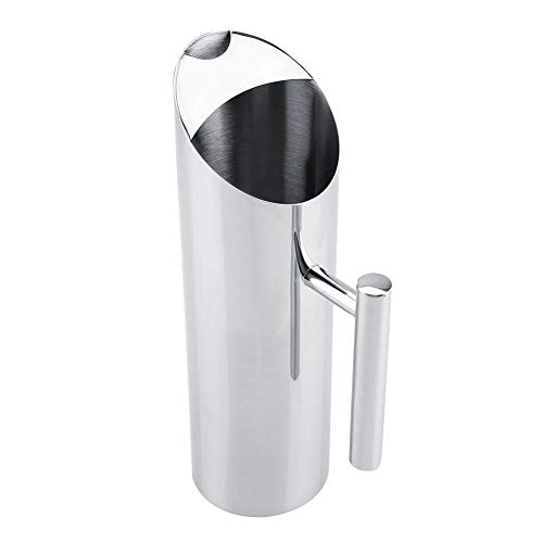 Acciaio inossidabile Pitcher-acqua dell'acciaio inossidabile Brocca con ghiaccio Guardia fredda potabile Pitcher Iniziale Hotel Serving Tool (2L) (Taglia : 1.5L)