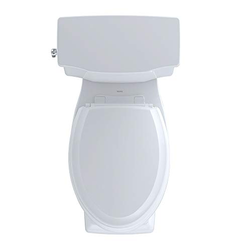 TOTO® Promenade® II 1G® Two-Piece Elongated 1.0 GPF Universal Height Toilet with CEFIONTECT, Cotton White - CST404CUFG#01 - image 5