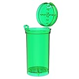 Rip N' Shred Pop Top Storage Container w/Built-In Grinder (Translucent Green, 225)