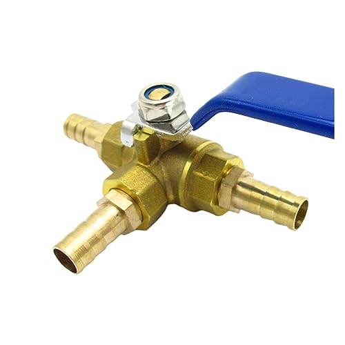 Conector de latón de tres vías para evitar fugas en tubos de 14mm 2
