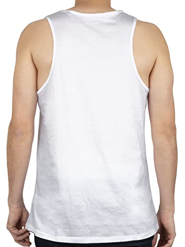 Foto von Tank Top Männer - LGBTQ Kleidung Pride Flag - Human Blockschrift Regenbogen Farben Tropfen - L - Weiß - Herren LGBT Queer Tanktop CSD Rainbow Lesbian Regenbogenfarben lqbtq Gay lgbtqia Month