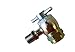 Power Tank CHK-4007 No Air Loss High Pressure Chuck with T-handle and 1/8" MPT Thread
