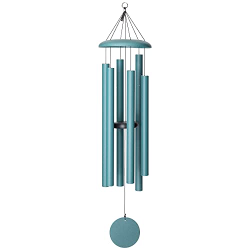 Corinthian Bells by Wind River - 50 inch Patina Green Wind Chime for Patio, Backyard, Garden, and Outdoor Decor (Aluminum Chime) Made in The USA