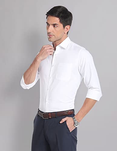 Image of Arvind AD Men Regular Fit Formal Shirt