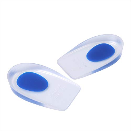 1 par de plantillas de gel de silicona suaves para talones miniatura 7