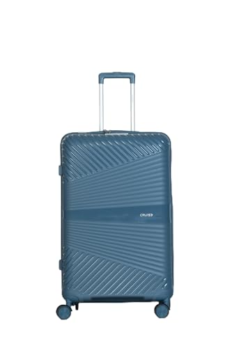 Image of CRUISE Mediterranean 20 Inch Travel Trolley Bags (Small) | Hard Shell Expandable Suitcases with 8 Spinner Wheels | Cabin and Check-in Lightweight Luggage Bag | TSA Lock | Adjustable Handle (Set of 1)