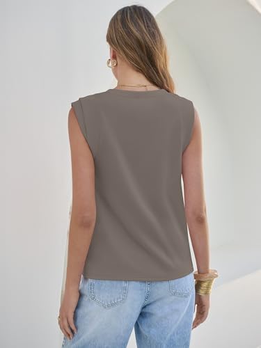Image of ANRABESS Business Casual Tops for Womens Cap Sleeve Summer Dressy Shirts 2026 Trendy Work Office Outfits Clothing