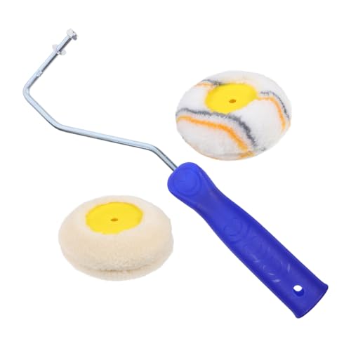 1Set Dual Head Paint Roller Portable Corner Painting Brush for Effortless Ups Comfortable Grip Easy Clean Durable Design for House Painting Supplies