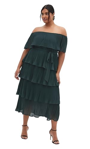 Image of City Chic Women's Plus Size Night Garden Dress