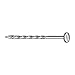 Deck Nail,Flat,Galv,8D,Pk655