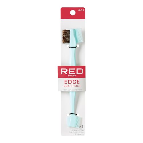 Red by Kiss Ultimate Edge Fixer Professional Boar Hair Brush (100% Boar Hair) (BSH29)