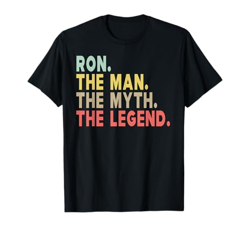 Ron - T-shirt personnalisé The Man The Myth The Legend T-Shirt