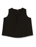 Bluse ohne Arm SAMOON Damen 260040-21120 Bluse, Black, 50