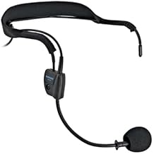Shure WH20 Dynamic Headset Microphone Wired - Rugged, Lightweight, Secure Fit for Active Mic Users, for Instructors/Musicians, 3-pin Male XLR Connector with Detachable Belt Clip WH20XLR