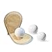GALPADA Creative Ball Wiper Golf Groove Cleaner Brush Ball Washer Pouch for Golf Gear