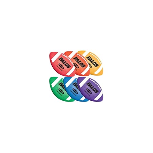 Palos PX-300™ Premium Colored Rubber Footballs - Set of 6 (Official 14+)