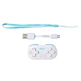 8Bitdo Zero Mini Pocket Bluetooth Gamepad Controller for Android Windows Mac Blue White