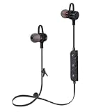 Bluebay Bluetooth Headphones for Workout Running Gym Bluetooth Headset - Wireless Earbuds for Mens and Womens Sports - Wireless Headphones with Mic Bluetooth Earphones