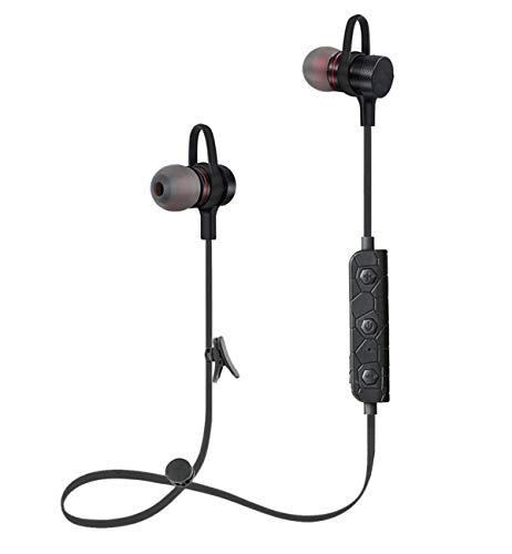 BLUEBAY Bluetooth Headphones Wireless for Cell Phones -Wireless Headphones for Running and Working Out -Bluetooth Earbuds with Microphone Sport with 4-6 Playing Time and Surround Sound