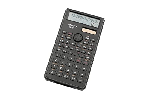 Genie 82 SC technisch-wissenschaftlicher Rechner (240 Funktionen; 10 Stellen; 2 zeiligem Display; Inkl. Schutzdeckel) schwarz