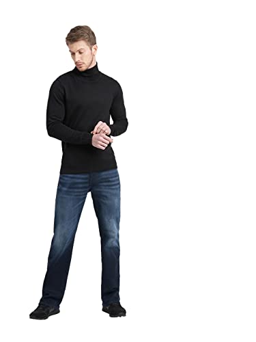 Image of JACK & JONES Men's Cotton Slim Fit Turtleneck Sweater