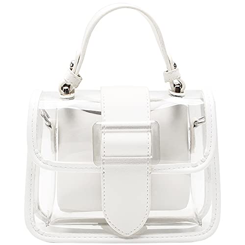 Clear Shoulder Bag Purse 2 In 1 Transparent Crossbody Bag Y2K Handbag Fairy Grunge Aesthetic Shoulder Crossbody Bag