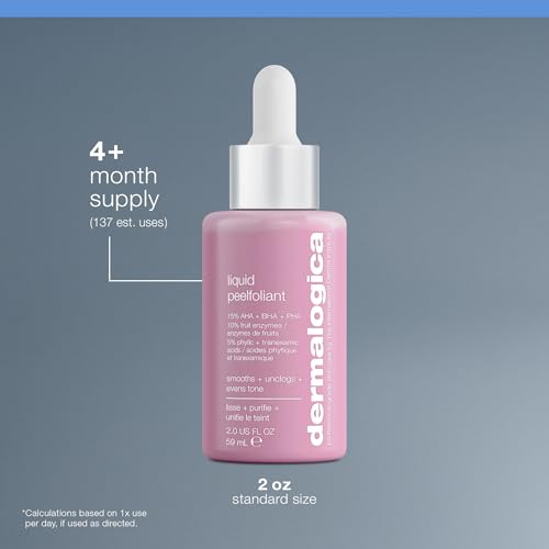 Dermalogica Liquid Peelfoliant (59ml), Exfoliante Químico con AHA, BHA y PHA suaviza, desobstruye e iguala el tono - imagen 5