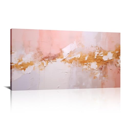 Tableau abstrait salon moderne : grand format mural marbre 80x162cm pour votre séjour