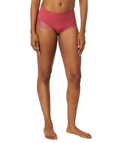 Image of SPANX SPANXsmooth Undie-tectable Lace Hi-Hipster - Comfortable Core Control - Lace Shapewear - No Visible Panty Lines