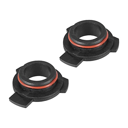 X AUTOHAUX 2pcs 9012 HIR2 LED Headlight Adapter Base Bulb
