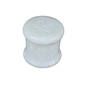 Stona Big Polished White Marble Agarbatti Stand (2 Inches X 2 Inches)