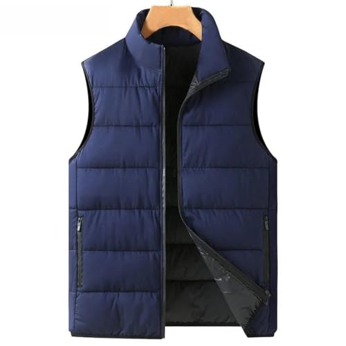 Mens Down Vest Loose Sleeveless Jackets Outerwear4