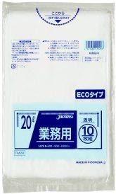 ジャパックス 【お買得】 業務用ポリ袋 20L 透明 0.020mm 600枚 10枚×60冊入 TM28