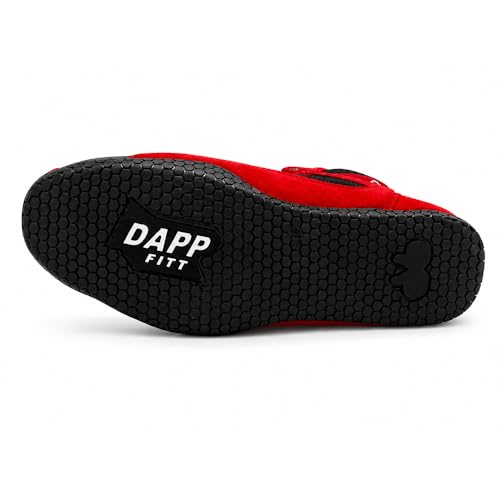 Image of Dapp X-Series Weightlifting Gym Shoes for Men and Women | Leather Suede Exterior | Signature Flat Sole | Padded Interiors for Stability | Smart Cushioning | Wide Toe Box