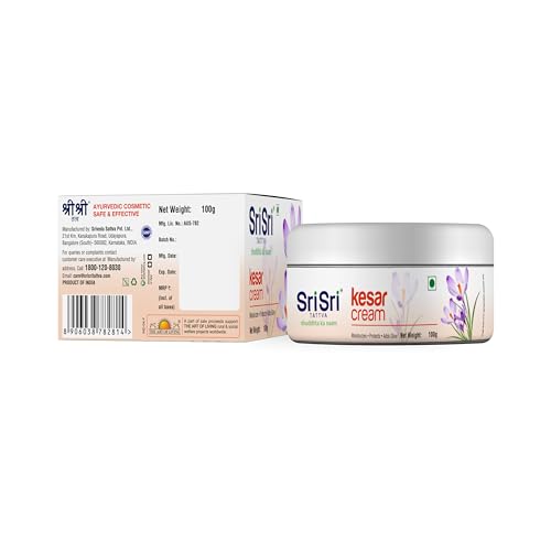 Image of Kesar Cream - Moisturiser, Protects & Adds Glow, Each 100g (Pack of 3)