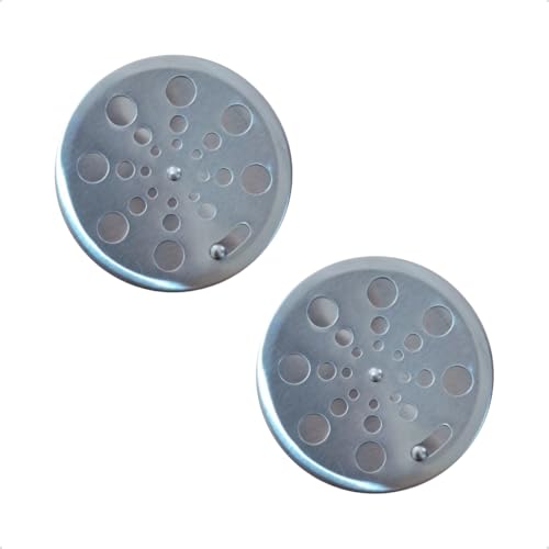 Kit 2 Ralo Tampa Grelha Redondo 10x10cm Abre e Fecha em Aço Inox 430 Polido: Durabilidade, Estilo e