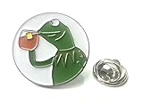 kermit the frog puppet amazon Kermit der Frosch Trinktee Kermit der Frosch Trinkender Tee – Minding My Own Business Anstecknadel – UK Company