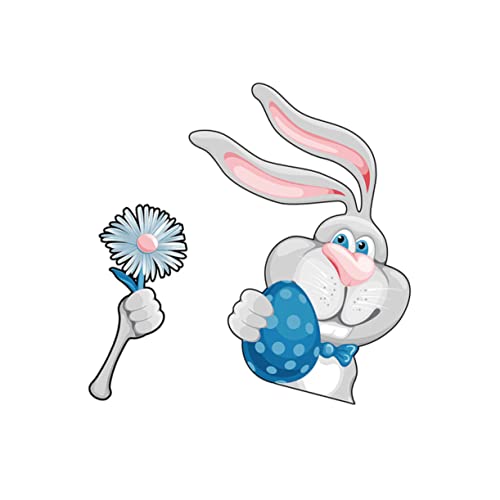 Gogogmee Decalques De Janela Decalques Para Caminhões Adesivos De Coelho Adesivos De Decalque De Coe