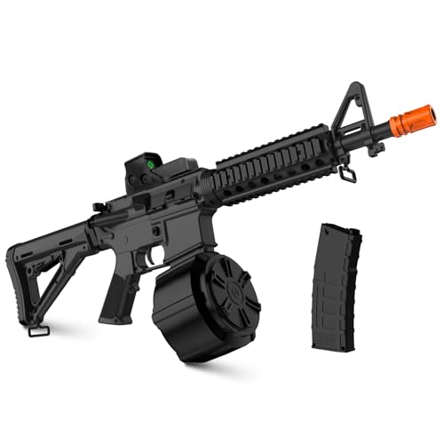 Gel Blaster Toys with High-Speed Automatic FPS 280,Outdoor Games and Backyard Fun for Ages 14 Years Old and up and Adults Halloween Christmas,Black
