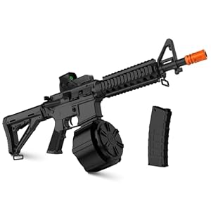 Gel Blaster M4A1 Toys with High-Speed Automatic FPS 280,Outdoor Games and Backyard Fun for Ages 14 Years Old and up and Adults Halloween Christmas,Black