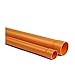 TUBO PVC PLASTICA ROSSA ARANCIO 2 METRI DIAM. 125 mm ACQUA FOGNA