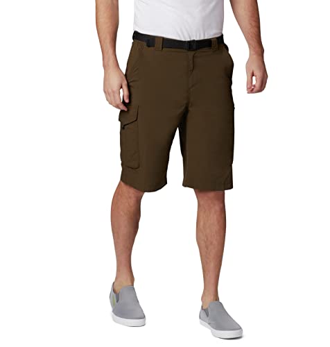 Short Columbia Silver Ridge Vert Olive 44 Séchage Rapide Anti-UV