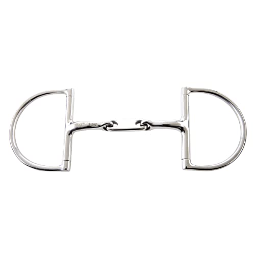 JP Korsteel Stainless Steel Dr Bristol Hunter Dee Ring Snaffle Bit, 5