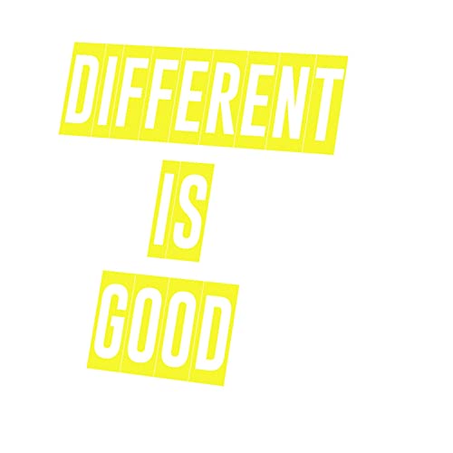 Tableau Different Is Good Toile Imprimée Décoration Murale
